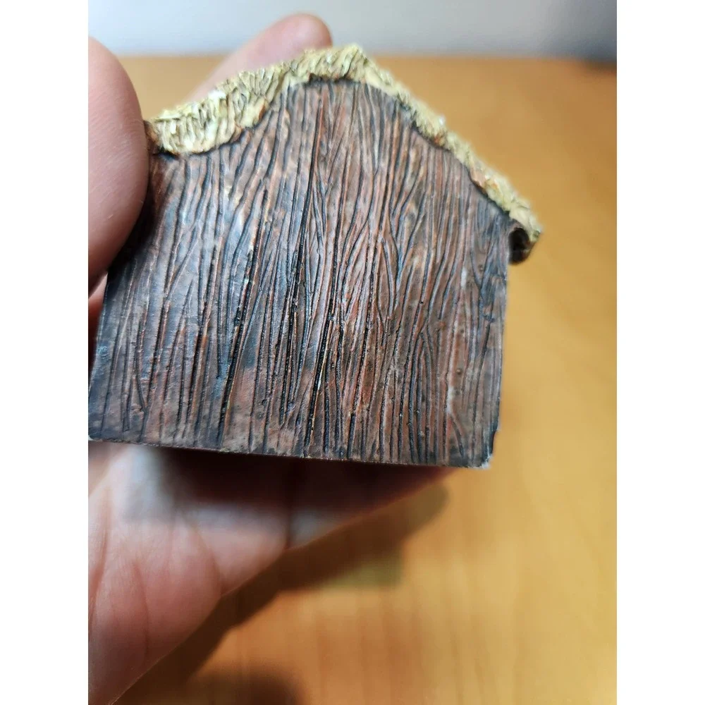 Vintage Wooden Nativity Folding Box Hinged Mini Shrine Christmas Decor 90s‎